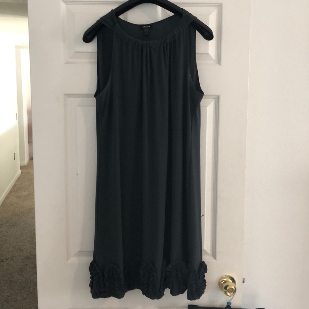 Grey Dinner Date Dress